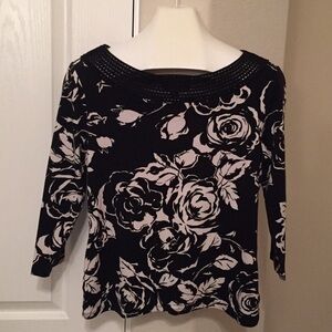 Lauren by Ralph Lauren floral print top